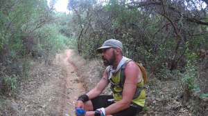 Not liking the nuts he just ate...