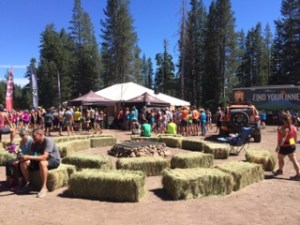 The main camp and start/finish