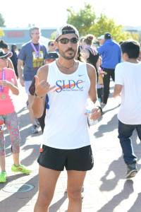 Post race with my slick new SLDC racing singlet!